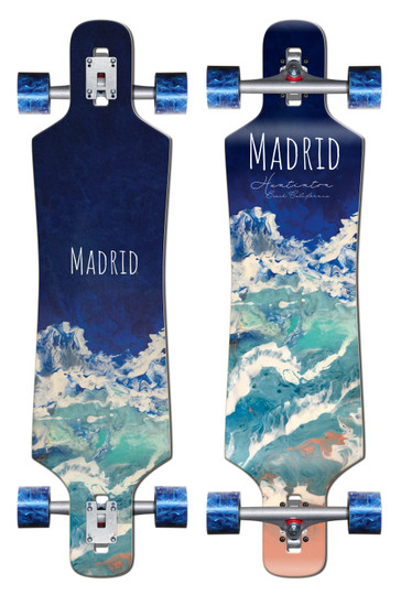 Madrid Spade 39" Tidal Drop Through (NEW 2022) Longboard Complete